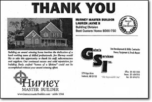 Hurney Master Builder, Award of Excellence - Gabe's Services Inc